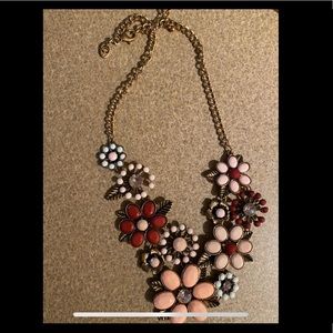 Charming Charlie’s flower pink necklace